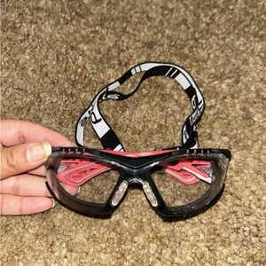 Black and Red Sports Goggles